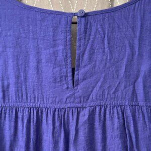 Long Flowy Blue Dress - L - J.Jill